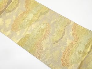 重ね雲に古典柄織り出し袋帯